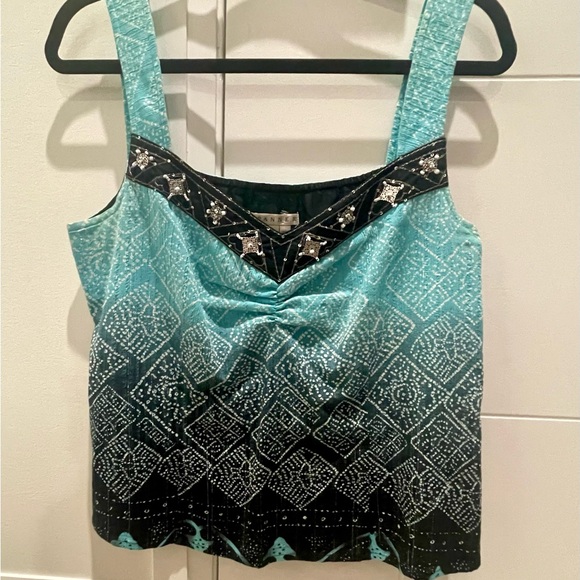 Jacket with Matching Camisole with Metallic Embroidery - Picture 5 of 9